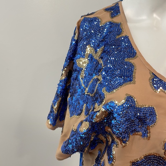 Tracey Reese for Target Sequined Blouse SzXS - Picture 5 of 10
